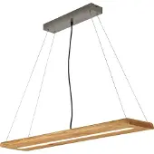 TRIO Lighting Hänglampa Brad, dimbar, Ljust trä, Vardagsrum / matsal, Trä, Modern, Pendellampa