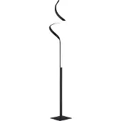 TRIO Design golvlampa svart inkl. LED 3-stegs dimbar - Koers