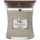 Woodwick Fireside doftljusburk 85 g