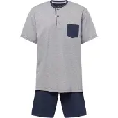 Ceceba Pyjamas kort marinblå / gråmelerad