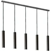 Argon Hänglampa Brenta , dimbar, Svart, Vardagsrum / matsal, Metall, Modern, Pendellampa