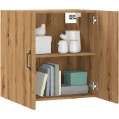vidaXL Väggskåp artisan ek 60x31x60 cm konstruerat trä