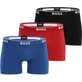 BOSS Boxershorts 'Power' blå / röd / svart / vit