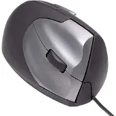 Ergoline Datormus USB-ansluten + ergonomisk | SRM VS4 | svart/grå