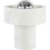 Tom Dixon Design bordslampa Stone, dimbar, Vitt / opal, Vardagsrum / matsal, Sten, Design, Bordslampa