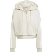 Adidas Essentials 3 Stripes French Terry Huvtröja