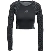 Adidas Seamless Knitted Long Sleeve Tee, storlek Small