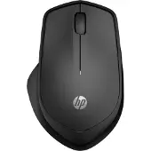 HP 285 Silent - Mus - ergonomisk - optisk - trådlös - 2.4 GHz - trådlös USB-mottagare