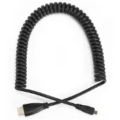 Caruba HDMI A - MicroHDMI Coiled up to 1m