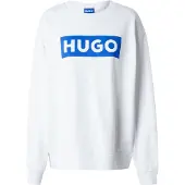 HUGO Sweatshirt 'Classic' blå / vit
