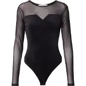 About You T-shirtbody 'Jula' svart