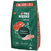 PAN MIĘSKO Med Örter Nötkött Med Kanin Hundmat 9kg