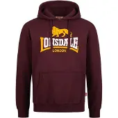 Lonsdale Sweatshirt 'Thurning' burgunder