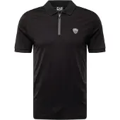 Emporio Armani för män. 8NPF13_PJRGZ Premium polotröja svart (XS), Casual, Polyamid, Kort ärm