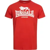 Lonsdale T-shirt 'St. Erney' röd / vit