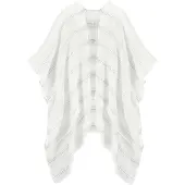 LASCANA Strandhandduk silver / vit