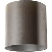 QAZQA Sammetsskärm Taupe Cylinder 40/40/40