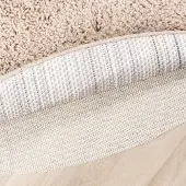 NATURL. Runt halkskydd | Basic hos Volero | Ø 280 cm | PVC | Enfärgad | Rund |