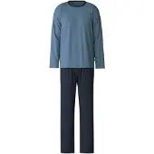 Calida Pyjamas lång blå / mörkblå