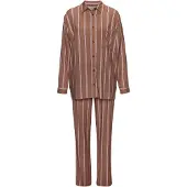 LASCANA Pyjamas brun / aubergine / ljusrosa / vit