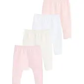 Next Leggings gul / rosa / vit