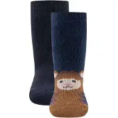 Ewers Sockor beige / nattblå / brun / svart