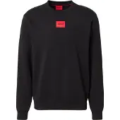 HUGO Sweatshirt 'Diragol212' röd / svart