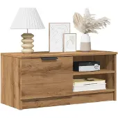 vidaXL Tv-bänkar 2 st artisan ek 80x35x36,5 cm konstruerat trä
