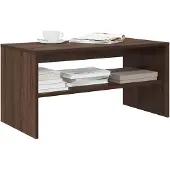 vidaXL Tv-bänk brun ek 80x40x40 cm konstruerat trä
