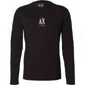 Armani Exchange T-shirt svart / vit