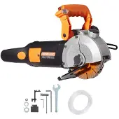 Vevor Elektrisk väggfräs, Väggspårsfräs 133 mm, Spårskärningsdjup 42 mm, Väggspårsfräs 2500 W, Väggskärningsmaskin med vattenpump