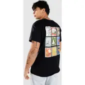 Monet Skateboards Floral Stamps T-Shirt black, L