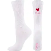 Ewers Sockor 'Ciao Amore' fuchsia / vit