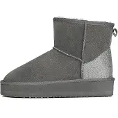 Gooce Boot 'Acacia' mörkgrå / silver