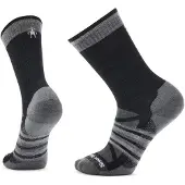Smartwool U'S Outdoor Light Cushion Crew Socks, 250 svart/medium gråmelerad, M