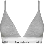 Calvin Klein Modern Attraction Trådlös Mjuk Stöd Avtagbar Kudde Triangelkupa BH Damunderkläder Kokosgrå QF5650-020 XS gray