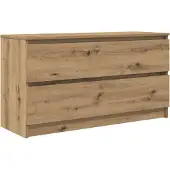 vidaXL TV-bänk hantverksmässig ek 100x35x54 cm konstruerat trä