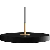 UMAGE Taklampa , Asteria Plus Mini, dimbara, Svart, Vardagsrum, Metall, Design