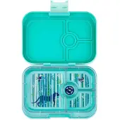 Yumbox Matlåda m. 4 fack - Bento Panino - 757 ml - Tropical Aqua - - One Size - Matlåda