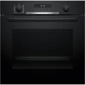 Bosch Serie | 6 HBG578EB7 - Ugn - inbyggd - Wi-Fi - fördjupning - bredd: 56 cm - djup: 55 cm - höjd: 58.5 cm - med självrengöring - Klass A+ - svart