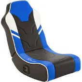 X Rocker Shadow 2.0 ljud gulvrockstol för gaming - blå