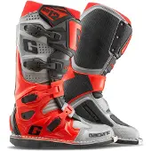 Gaerne SG12 Motocrossstövlar Vit/Svart/Orange 43 Herrar hvid