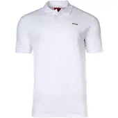 HUGO Donos222 10231467 Red Kortärmad Polotröja