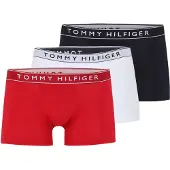 Tommy Hilfiger 3 Pack Essential Repeat Logo Waistband Trunks