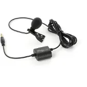 IK Multimedia Myggmikrofon Talmikrofon MIC LAV Sändare signal:Sladd inkl. klammer, inkl. vindskydd
