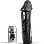 All Black - 49 stor dildo med stort huvud