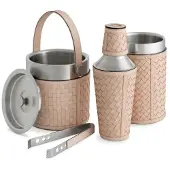 Eichholtz Sintra barset tan leather 3-set