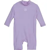 Color Kids Badoverall L/s - Lavender Mist - - 74 - Badkläder