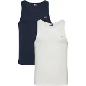 Tommy Hilfiger Tommy Jeans 2 Pack Tommy Flag Extra Slim Tank Tops