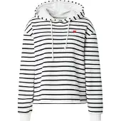 Pieces Sweatshirt 'PCCHILLI' svart / vit